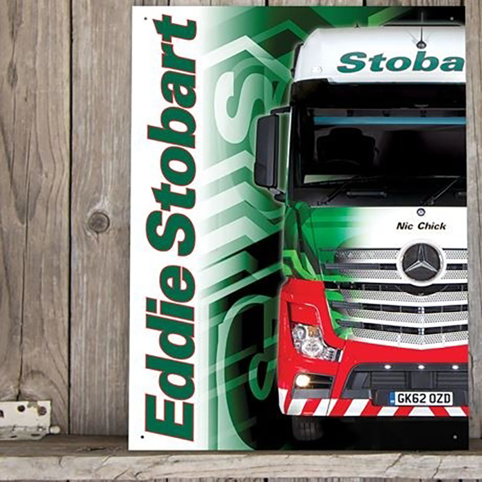 Eddie Stobart Nic Chick Metal Sign